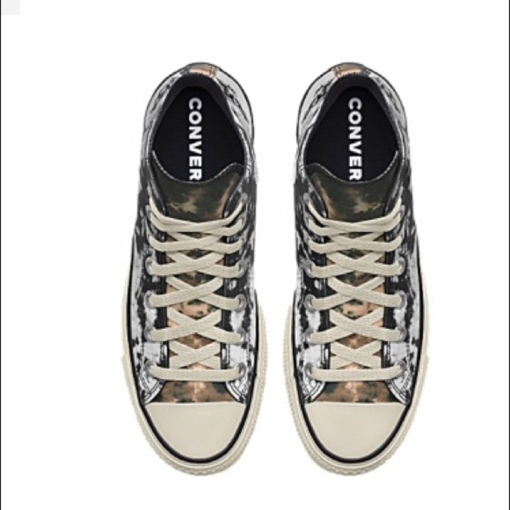 Custom Washed Platform Chuck Taylor All Star - Picture 2 of 9